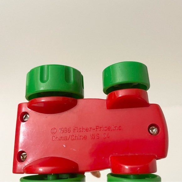 Vintage 90s Fisher Price Little People Wheelies Farmer and Cow Farm Animals - Picture 16 of 16